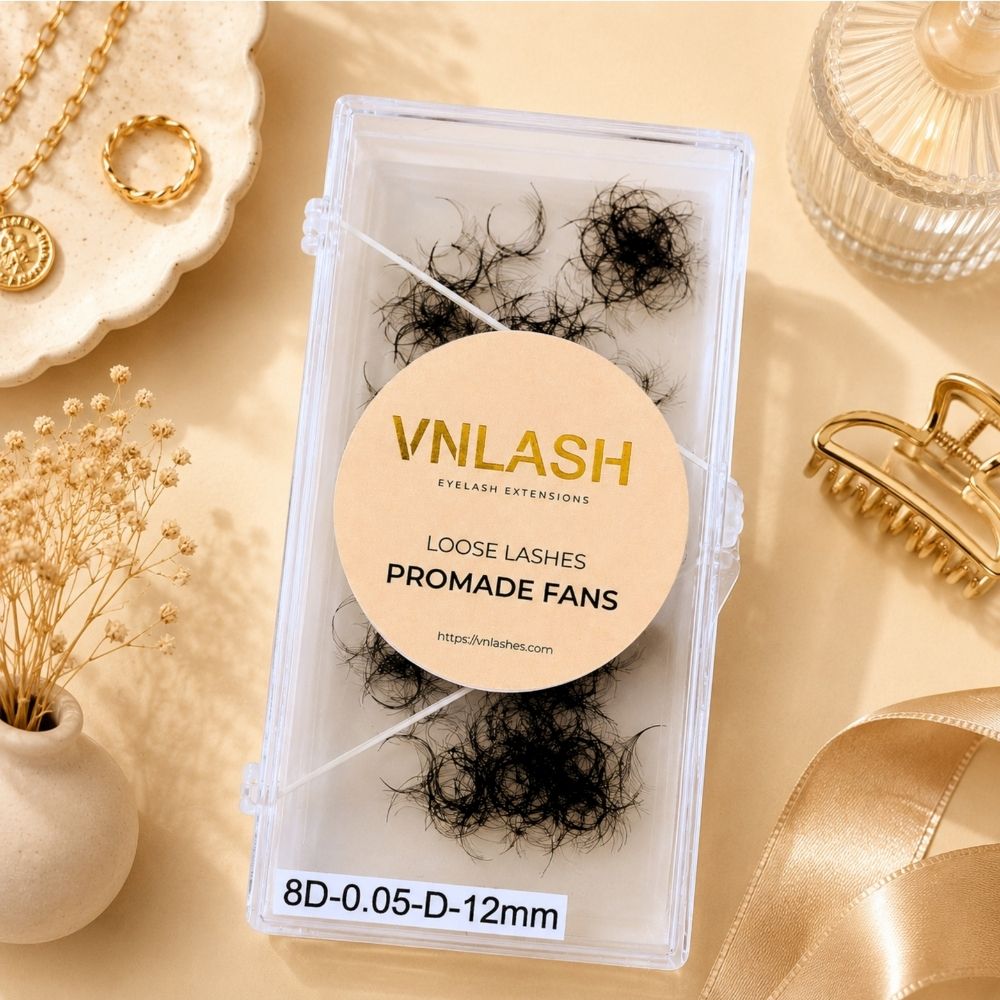 8D Loose Premade Fans Box 1000 Fans