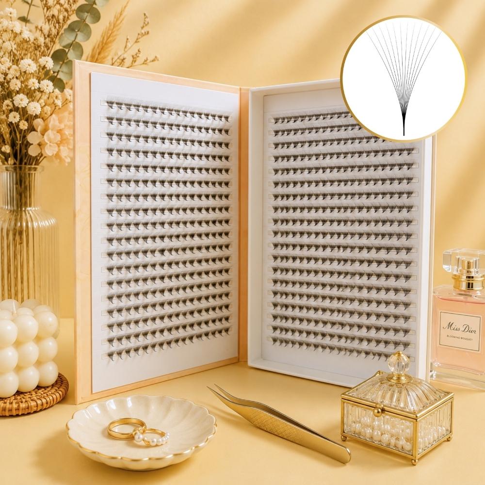12D Premade Fans 40-Line Tray – 800 Fans | Global Premade Fans Factory