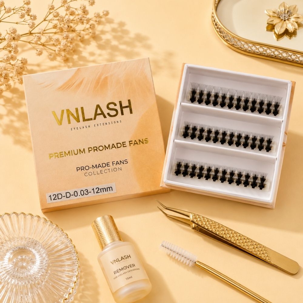 12D Ultra-Speed Premade Fans Soft Mega Volume | Private Label Lash Supplier