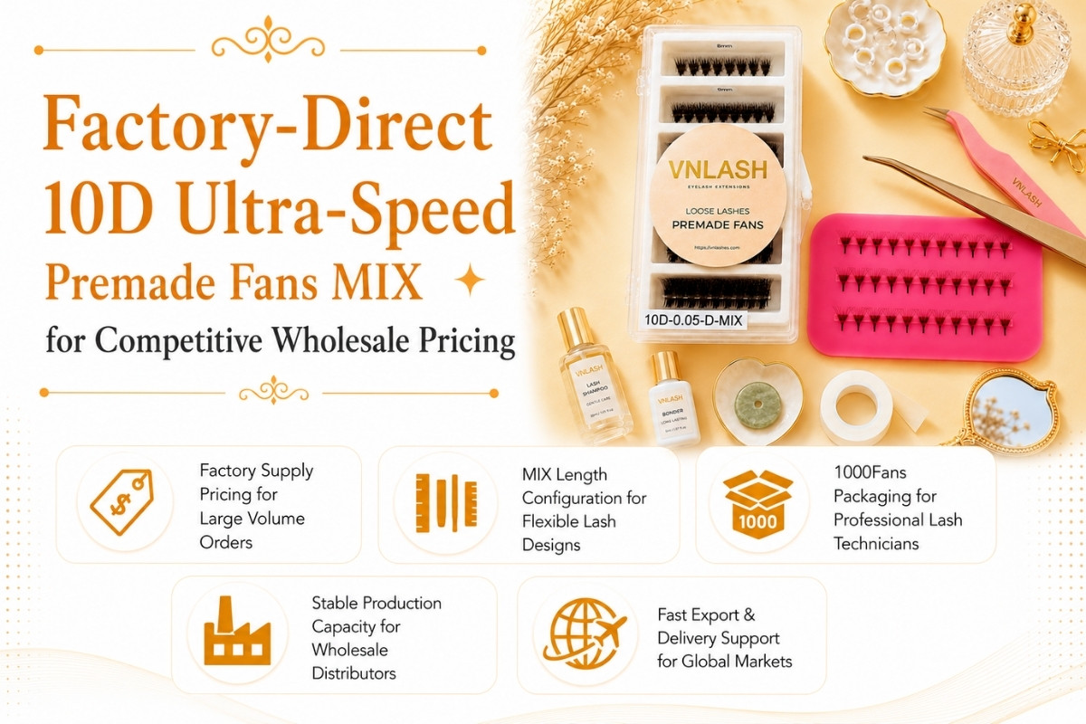 Factory-Direct 10D Ultra-Speed Premade Fans MIX for Competitive Wholesale Pricing