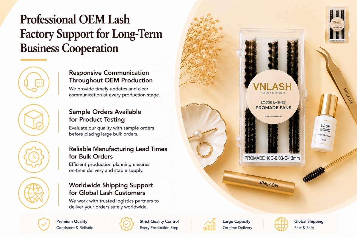 Professional OEM Lash Factory Support for Long-Term Business Cooperation