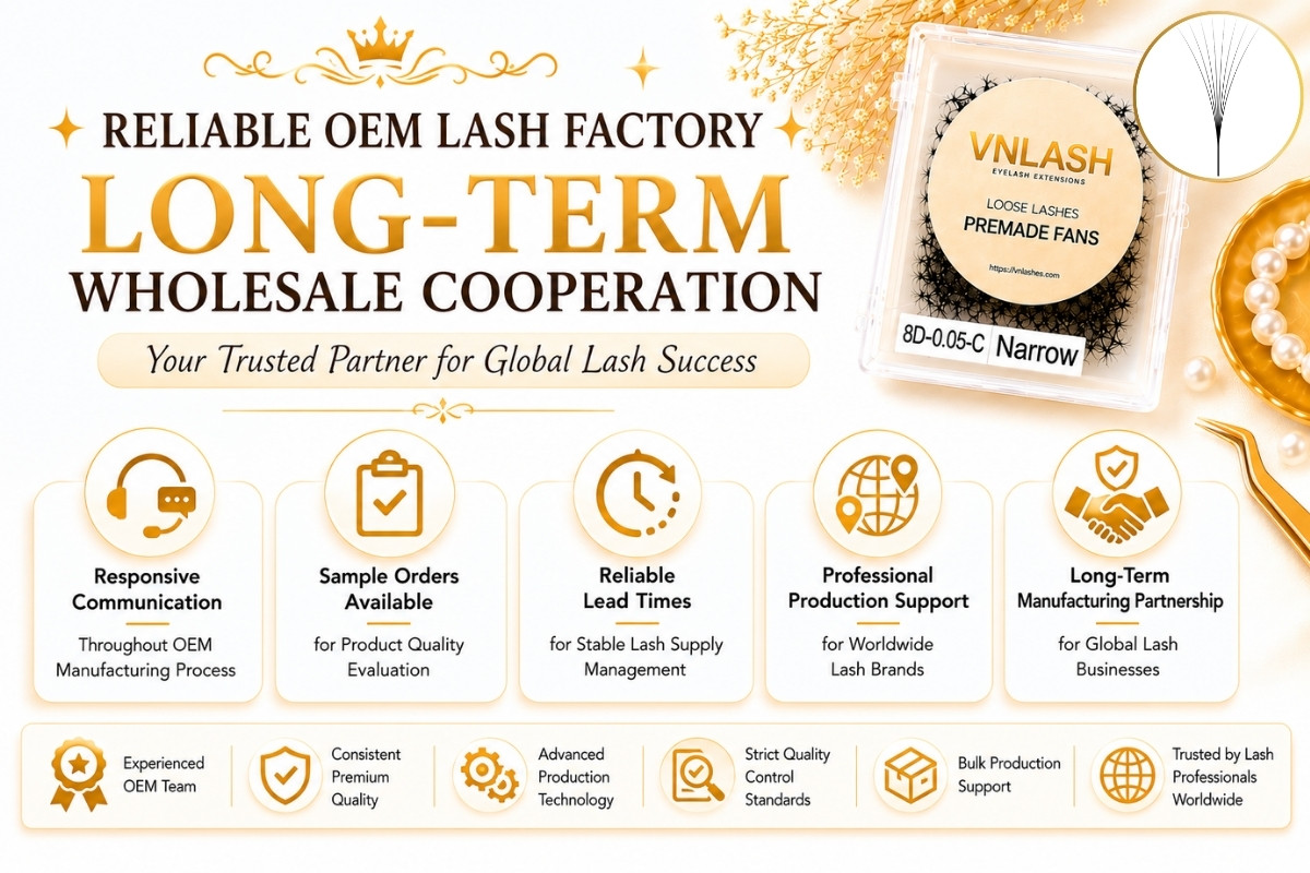 Reliable OEM Lash Factory Supporting Long-Term Wholesale Cooperation