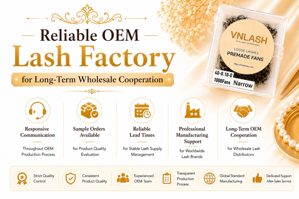 Reliable OEM Lash Factory for Long-Term Wholesale Cooperation