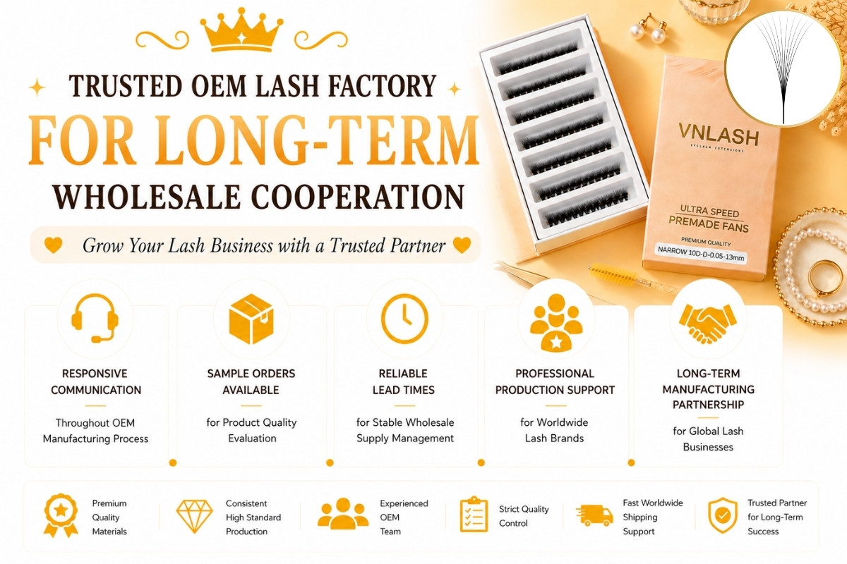 Trusted OEM Lash Factory for Long-Term Wholesale Cooperation