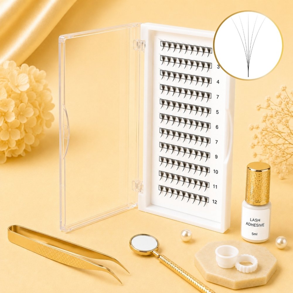 5D Premade Fans Tray 120-Fans Eyelash Manufacturer |VNLASHES