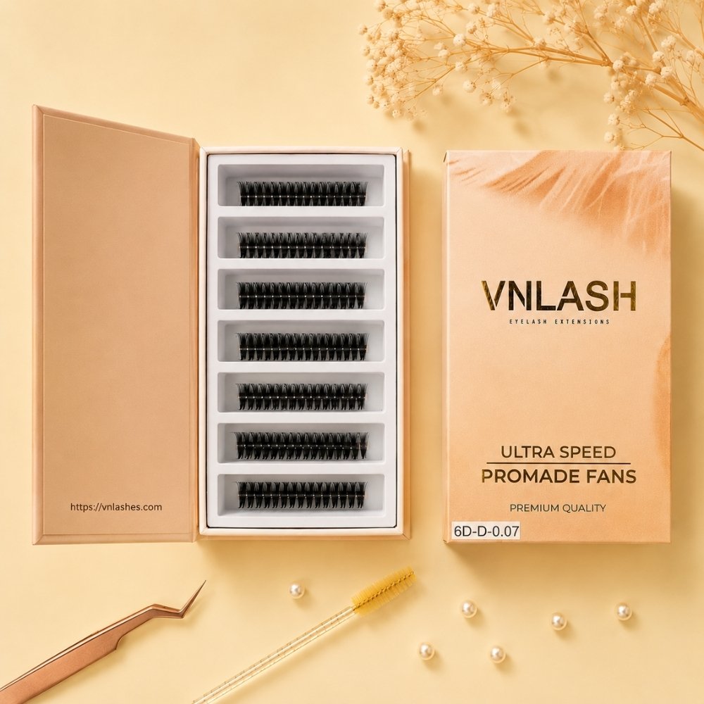 **6D Ultra-Speed Premade Fans Handmade Mega Volume | OEM Lash Supplier**
