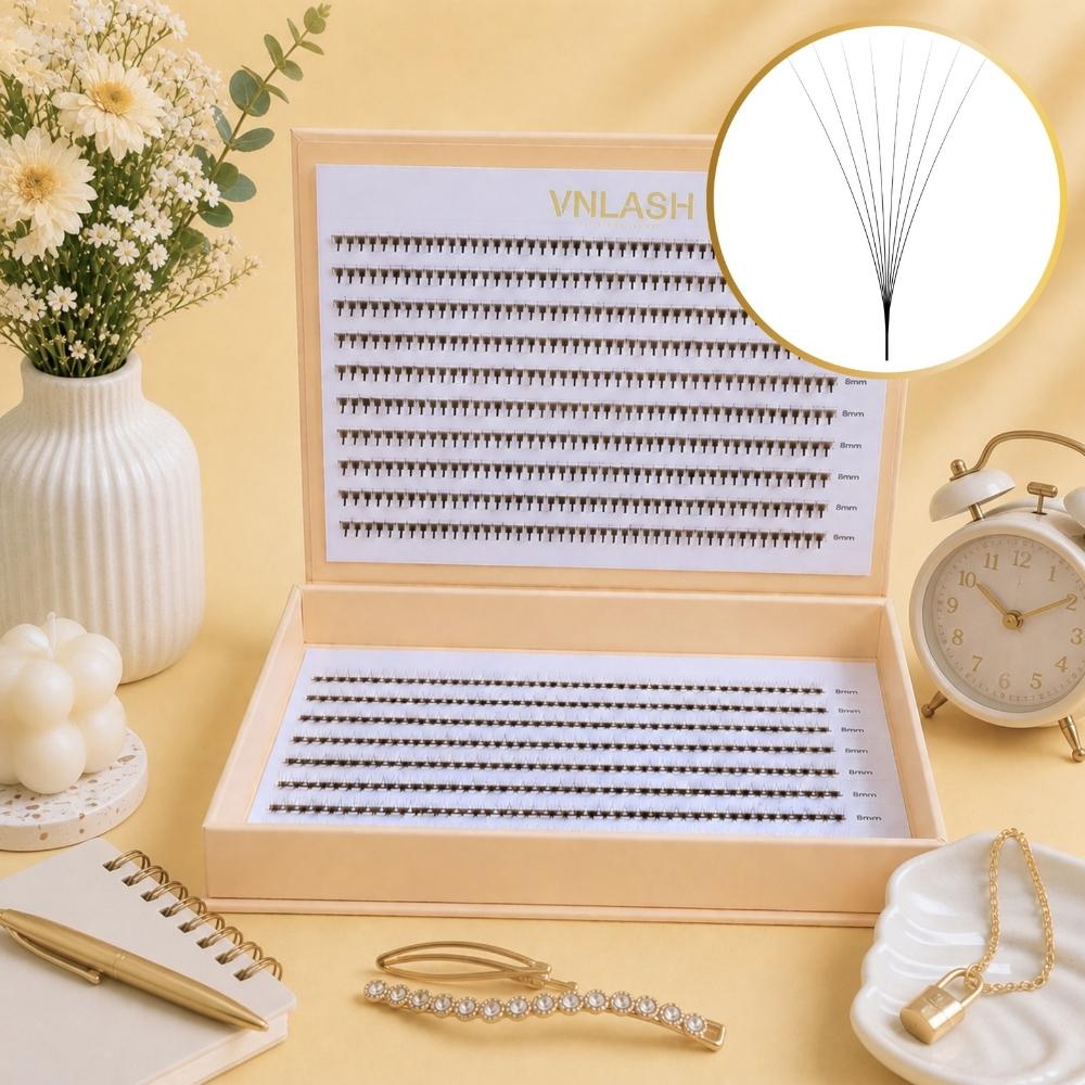8D XL Premade Fans Tray Private Label Lash Supplier