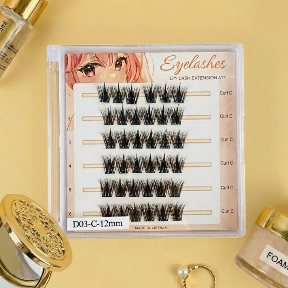 D03 Soft Wispy Cluster Lashes | OEM DIY Lash Supplier