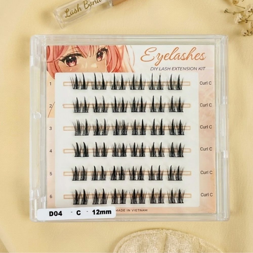 D04 Natural Volume Cluster Lashes | Cluster Lash Factory