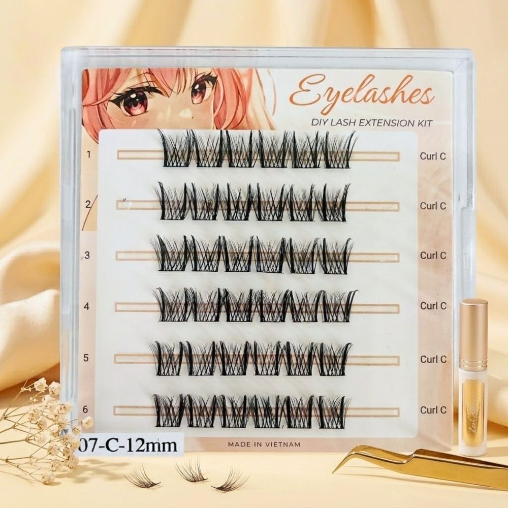 D07 Dramatic Wispy Lash Clusters | OEM Lash Cluster Factory
